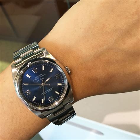 rolex air king blau preis|Rolex Air-King 40mm.